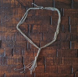 Forever 21 chain tie necklace.